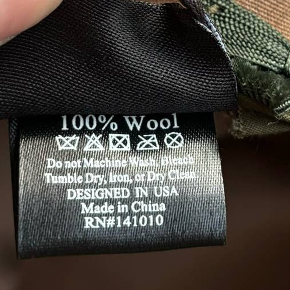 OLIVE & PIQUE BRAND NEW KAIA BROWN WOOL FELT HAT ADJUSTABLE SIZE PINCHED CROWN main image 5